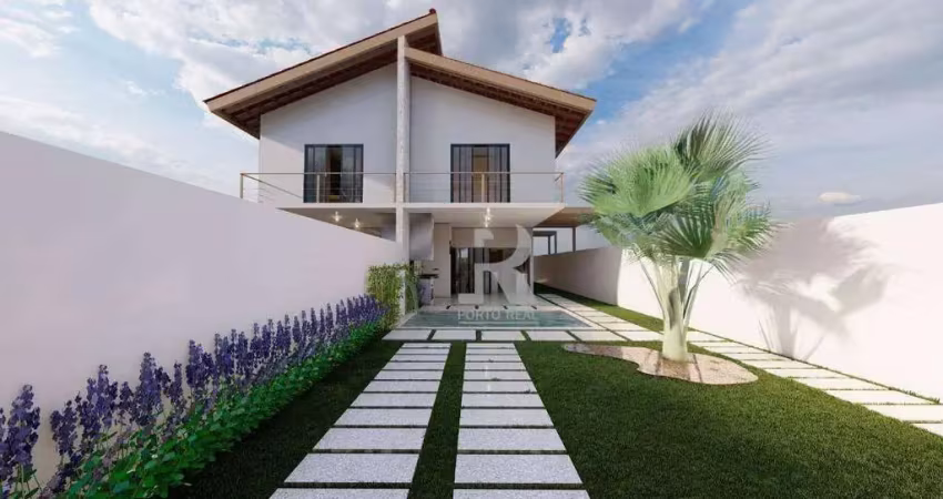Casa com 4 dormitórios à venda, 154 m² por r$ 930.000,00 - foguete - cabo frio/rj