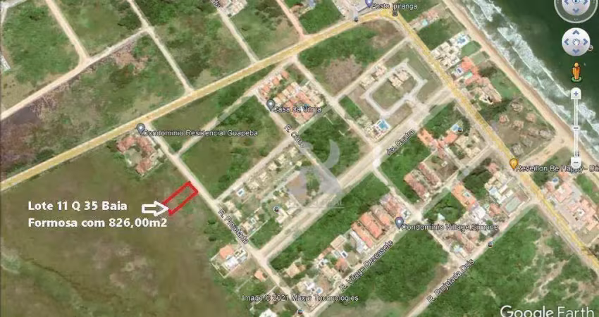 Terreno à venda, 825 m² por r$ 625.000,00 - baia formosa - armação dos búzios/rj