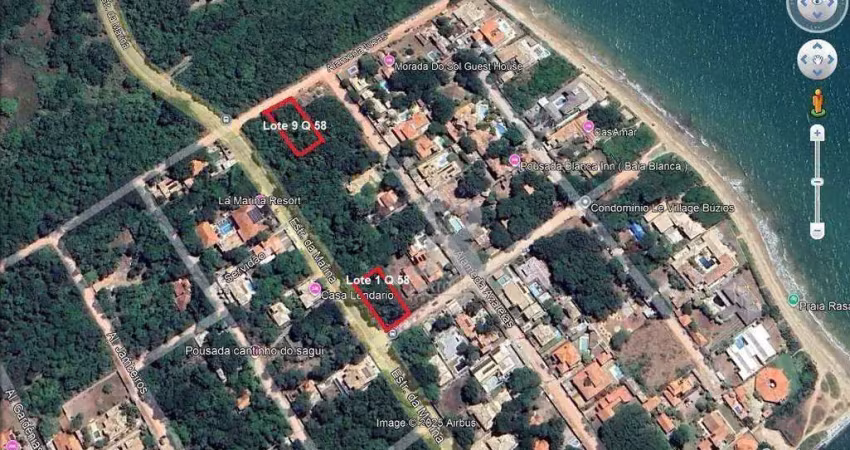 Terreno à venda, 800 m² por r$ 450.000,00 - marina - armação dos búzios/rj