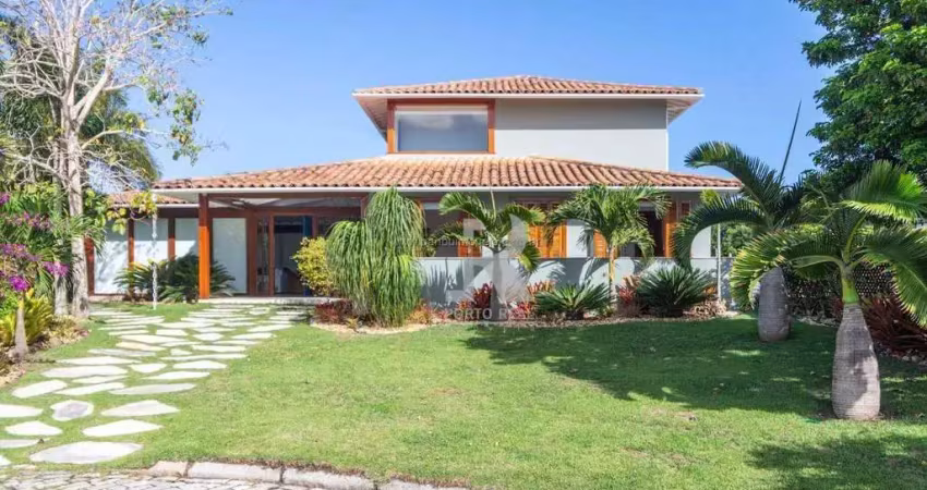 Casa com 5 dormitórios à venda, 280 m² por r$ 4.600.000,00 - baia formosa - armação dos búzios/rj