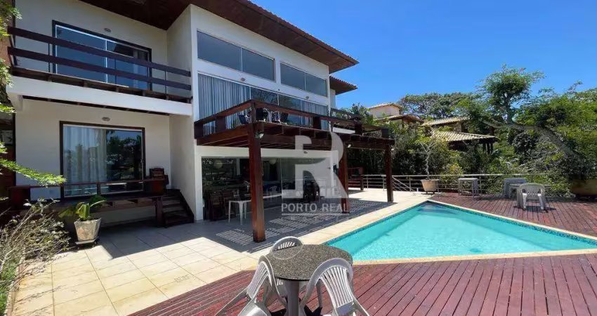 Casa com 6 dormitórios à venda, 576 m² por r$ 4.500.000,00 - ferradura - armação dos búzios/rj