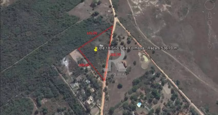 Terreno à venda, 6536 m² por r$ 750.000,00 - baia formosa - armação dos búzios/rj