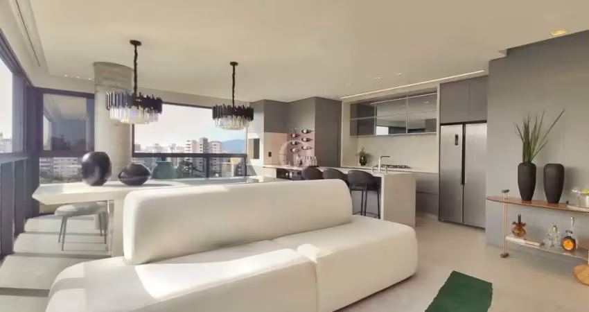 Apartamento decorado no edifício fg 114 no bairro américa em joinville/sc.