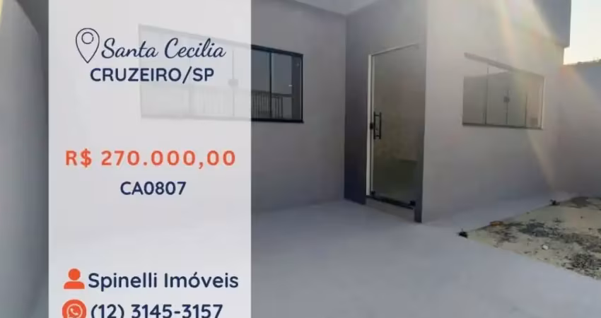 Casa com 2 quartos à venda no Santa Cecilia, Cruzeiro 