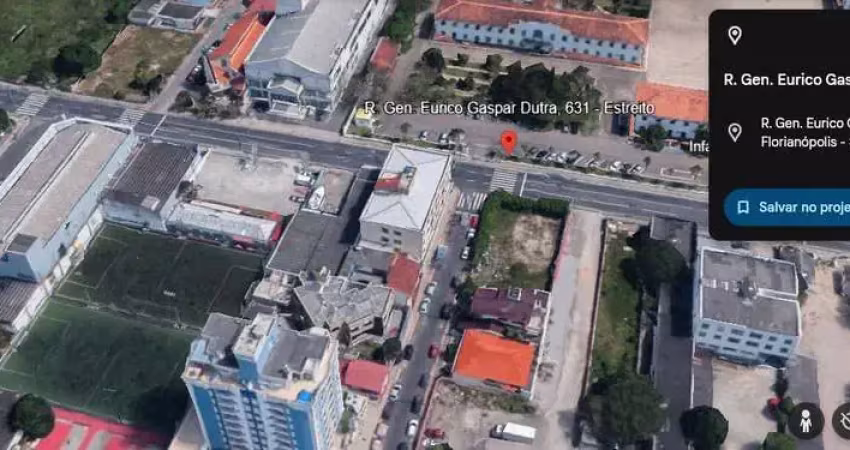 Terreno de frente para a rua gal. eurico gaspar dutra