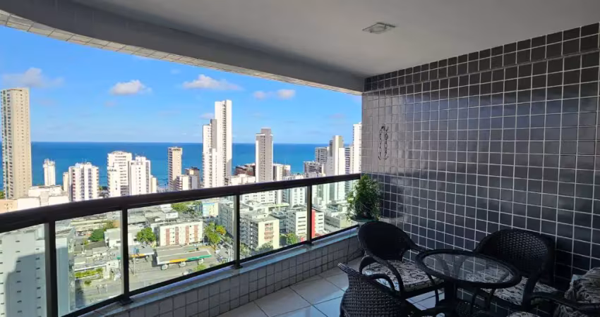 Otimo apartamento vom vista mar, 175m, 4 quartos em boa viagem