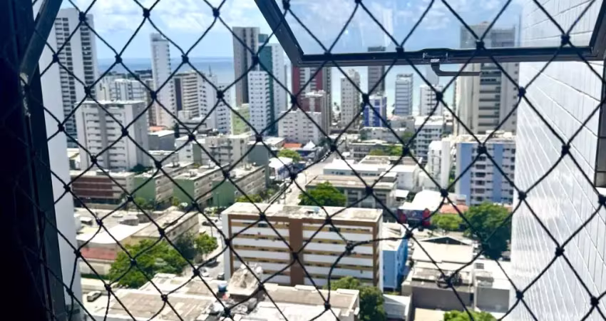 Vendo apartamento mobiliado com 2 quartos (1 suíte) em boa viagem, com 2 vagas e lazer completo