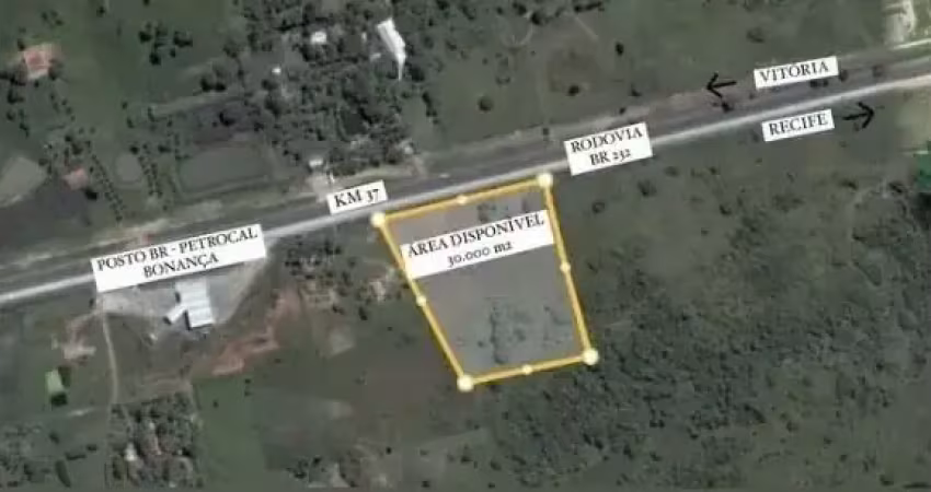 Terreno / área na br-232 – bonança (vitória de santo antão) .