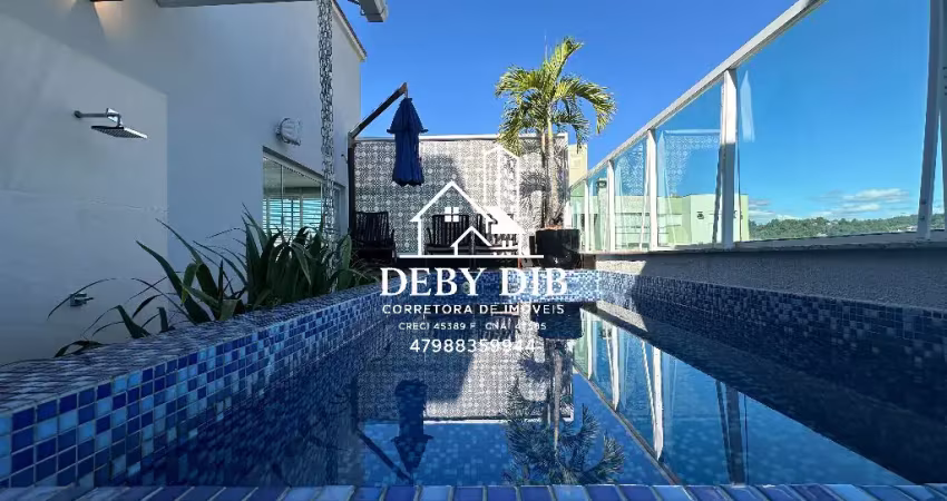 Cobertura duplex com piscina à venda no bairro victor konder – blumenau/sc