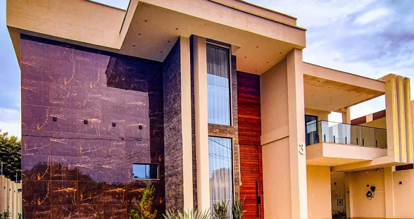 Casa duplex de luxo na ponta negra com 5 suítes / 100% mobiliada- condomínio ponta negra