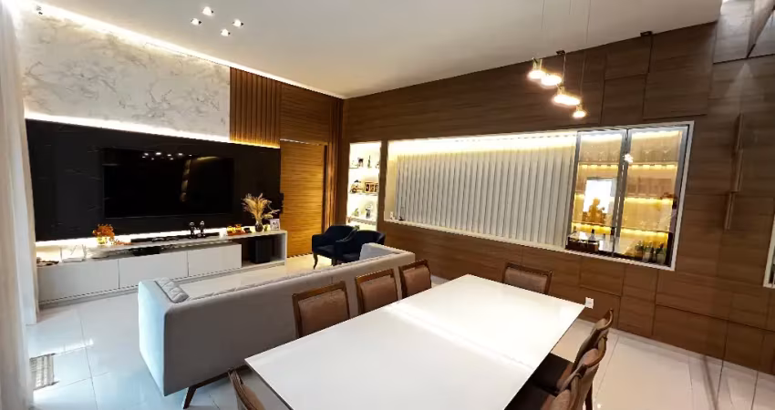 Casa de alto padrão com 3 suites na ponta negra - condomínio passaredo