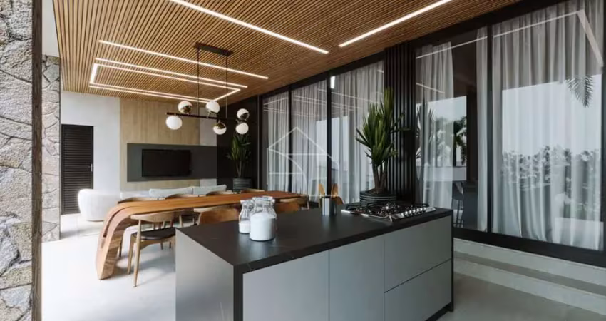 Casa linear de alto padrão no condomínio arquipélago de manguinhos