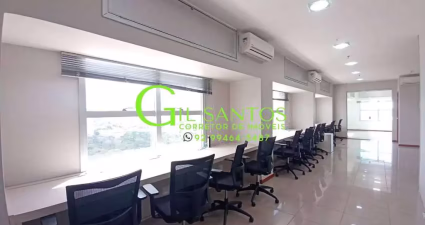 Sky platinum - escritório mobiliado andar alto 158m²