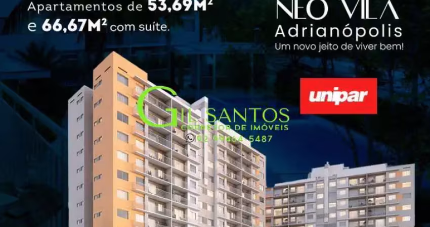 Lançamento unipar - neo vila - 1, 2 e 3 quartos, adrianópolis