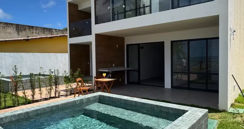 Casa pé na areia 109 m² 3 quartos sendo 1 suíte em tamandaré