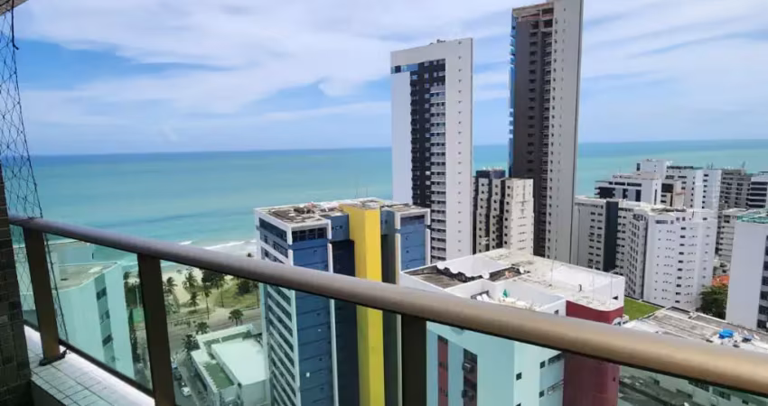 Apartamento com 136 m² 4 quartos sendo 2 suítes no pina recife-pe