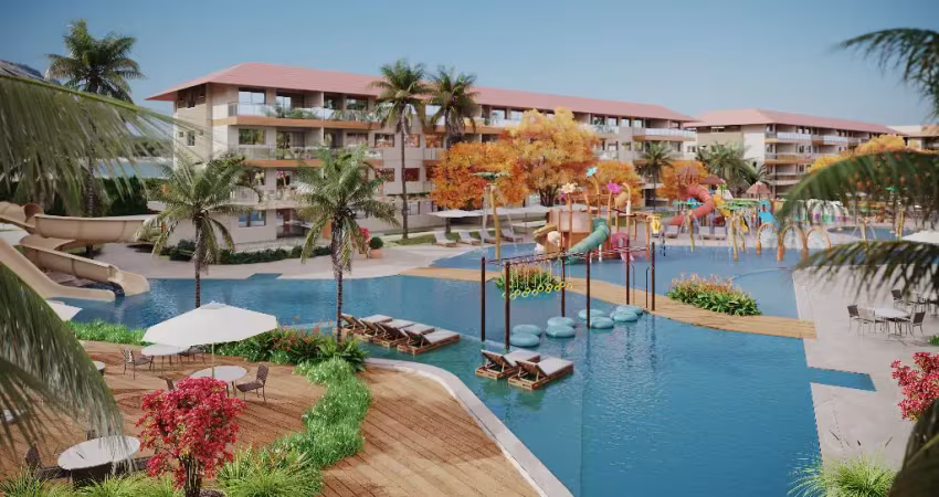 Apartamento com 109 m² 3 quartos sendo 2 suítes e 2 vagas na beira mar de muro alto porto de galinhas