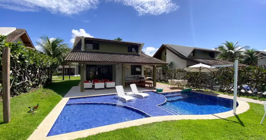 Casa com 209 m² mobiliada com 4 quartos e 2 vagas no malawi beach resort beira mar de muro alto porto de galinhas