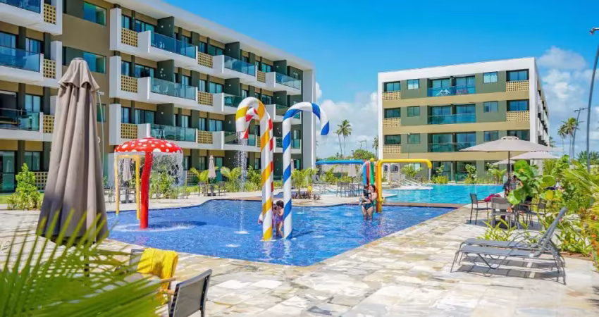 Flat mobiliado com 30 m² 1 quarto e 1 vaga no mana beach em muro alto porto de galinhas ipojuca-pe