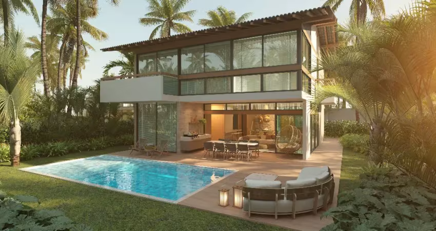 Casa beira mar com 614 m² 5 suítes e 4 vagas na praia dos carneiros