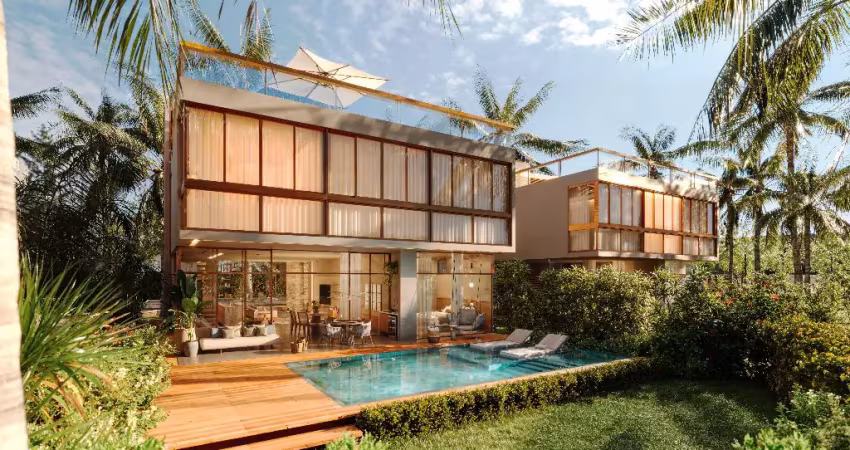 Casa com 395 m² 5 suítes de condomínio beira mar no pontal do cupe