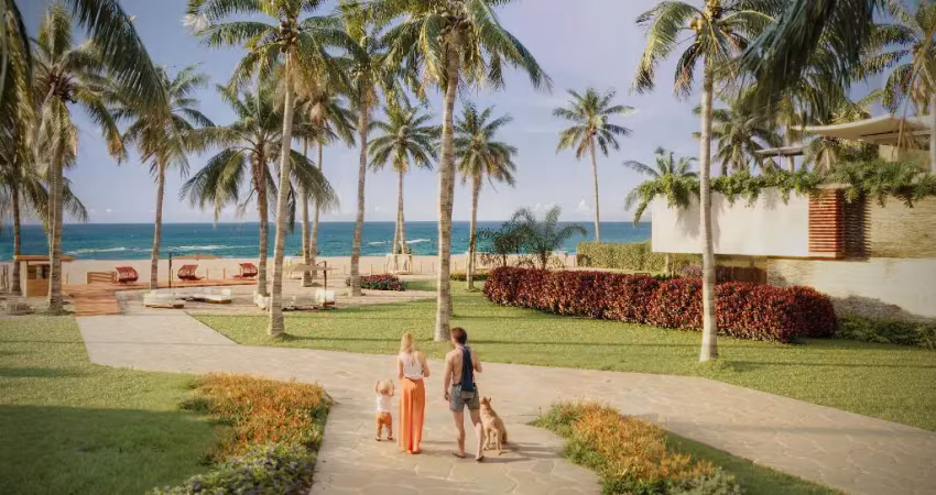 Apartamento garden duplex com 189 m² 4 quartos sendo 2 suítes no pontal do cupe porto de galinhas