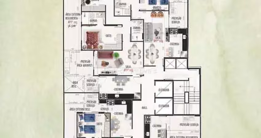 Apartamento garden com 2 quartos sendo 1 suíte para venda no bairro jardim glória em juiz de fora