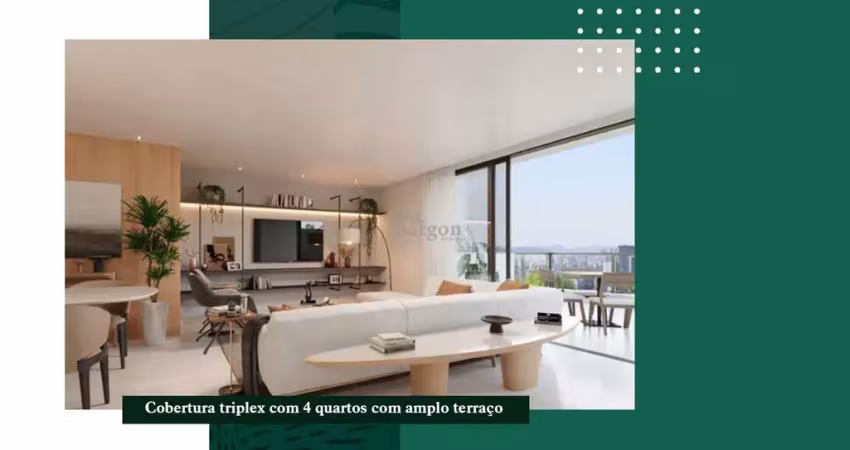 Cobertura 4 quartos sendo 2 suítes a venda no centro de juiz de fora