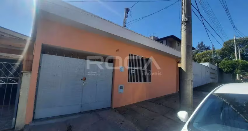 Casa padrão para alugar em cidade jardim, são carlos: 2 dormitórios, suíte, garagem coberta