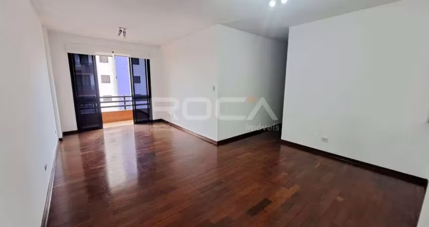 Apartamento de 3 dormitórios com armários e churrasqueira no centro de são carlos