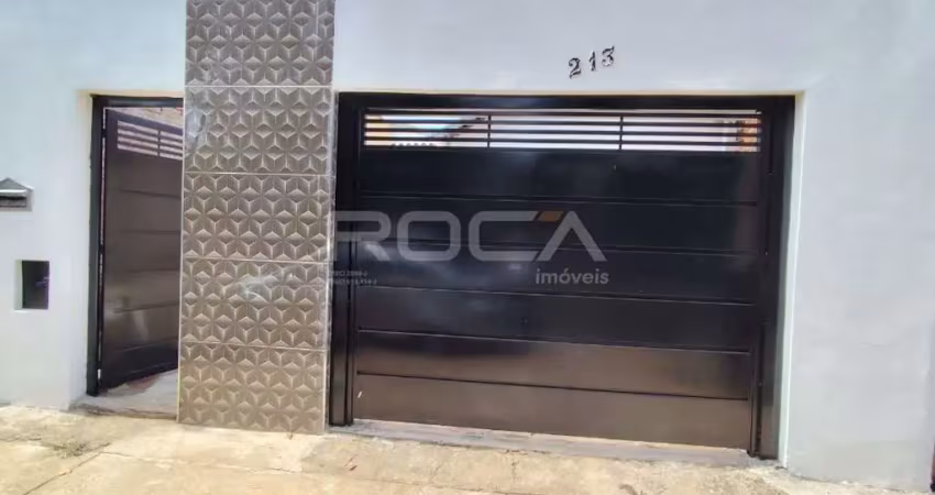 Casa padrão para alugar em planalto verde, são carlos: 2 dormitórios, piscina e quintal!