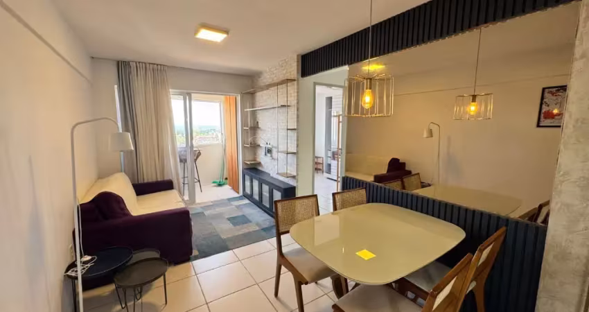 Apartamento 2/4 mobiliado e equipado em ponta negra para locação.