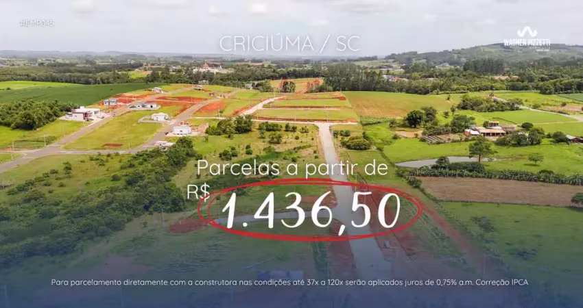 Terreno à venda no Primeira Linha, Criciúma 