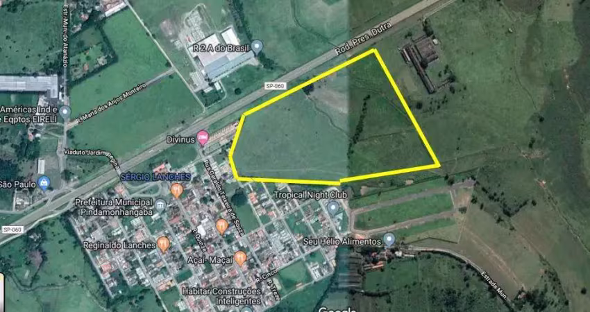 Terreno com 259.035 m² – frente para rodovia presidente dutra | zona mista (residencial e comercial)