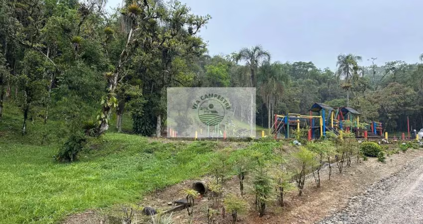 Terreno em condomínio fechado de campo na subida da serra de campo alegre, aceita carro e parcelamento