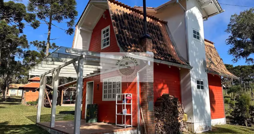 Sítio com 57.741 m², todo estruturado, com 2 chalés, salão para eventos, ranchos, lagos, aceita permuta