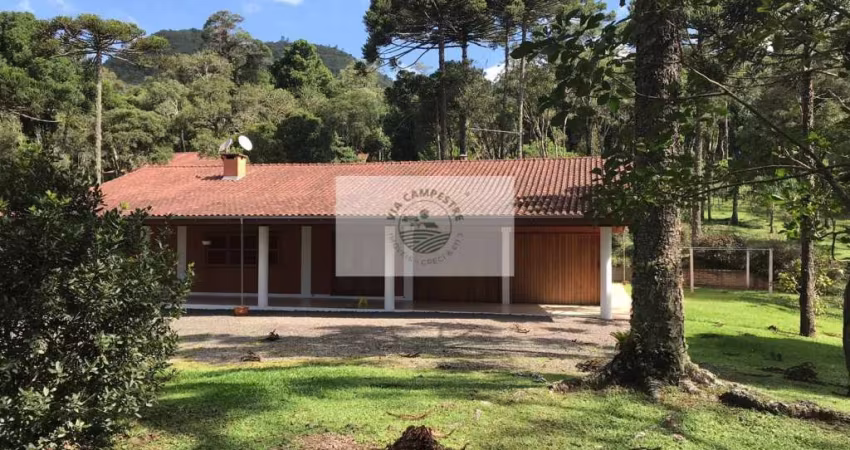 Chácara em Campo Alegre com ampla residência com 3 suítes, mais casa de hospedes, ranchos, riacho