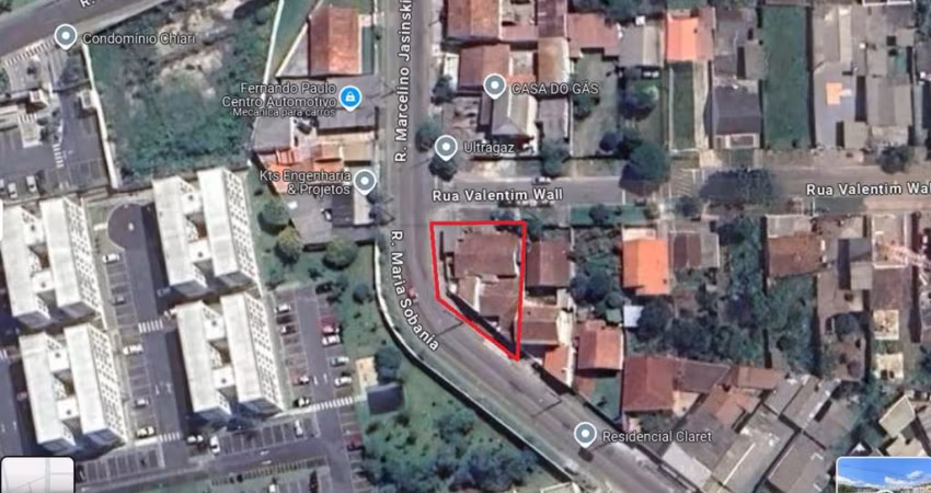 Terreno Comercial de esquina, à venda, 409 m  por R  690.000 - Tindiquera - Araucária PR