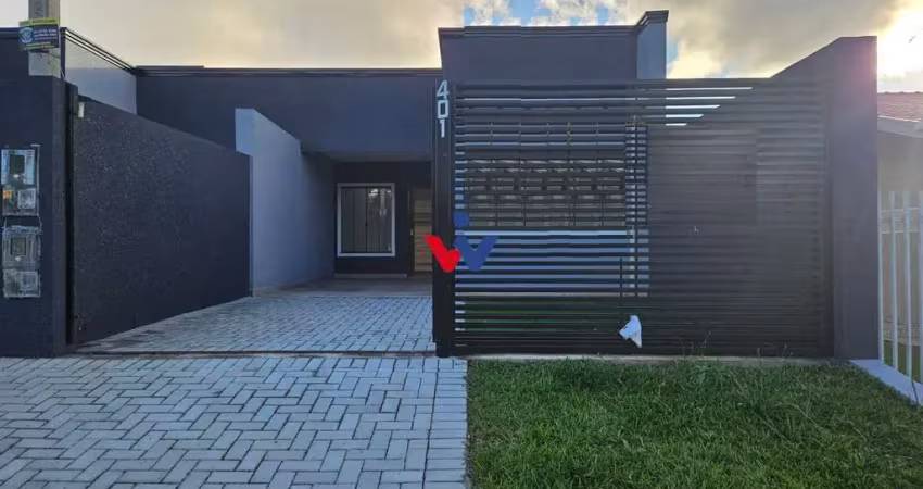 Casa com 3 dormitórios à venda, 67 m  por r  470.000,00 - costeira - araucária pr