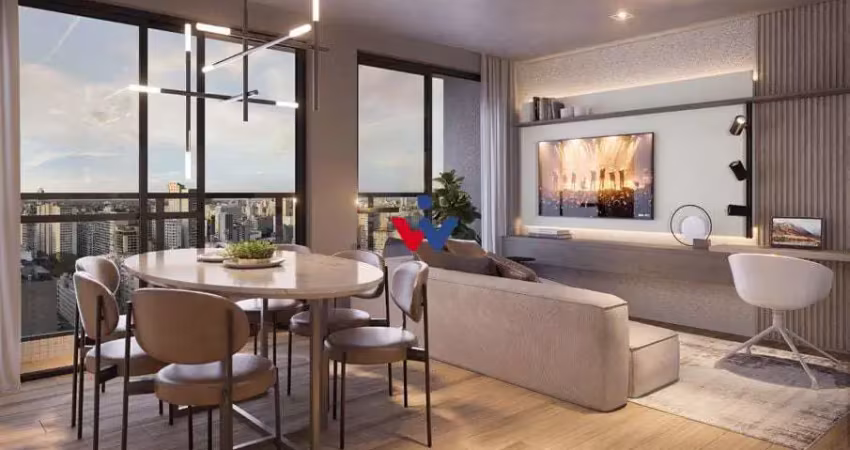 Apartamento com 1 dormitório à venda,41.15 m , centro, curitiba - pr