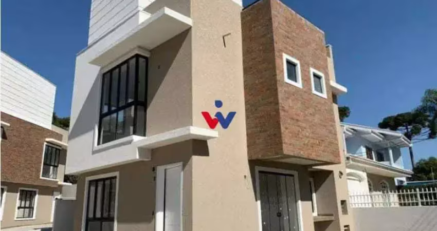 Sobrado com 3 dormitórios à venda, 107 m  por r  731.000,00 - boa vista - curitiba pr