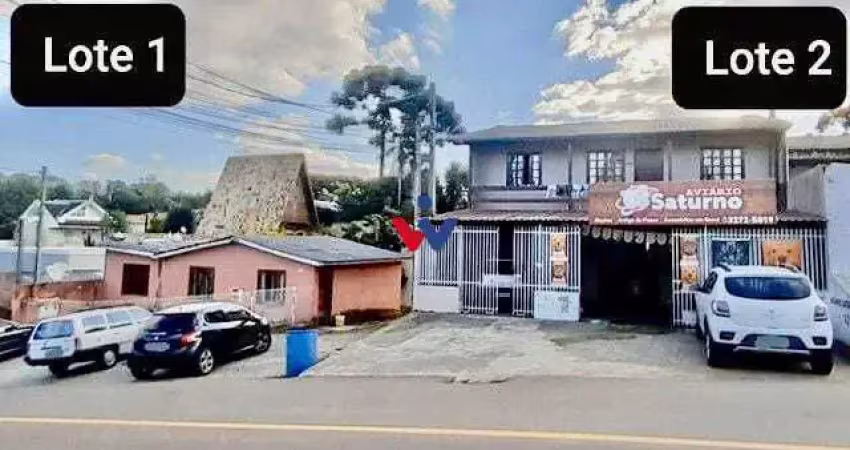2 terrenos com residências  santo inácio são braz, 1.173m , próx. ao parque barigui