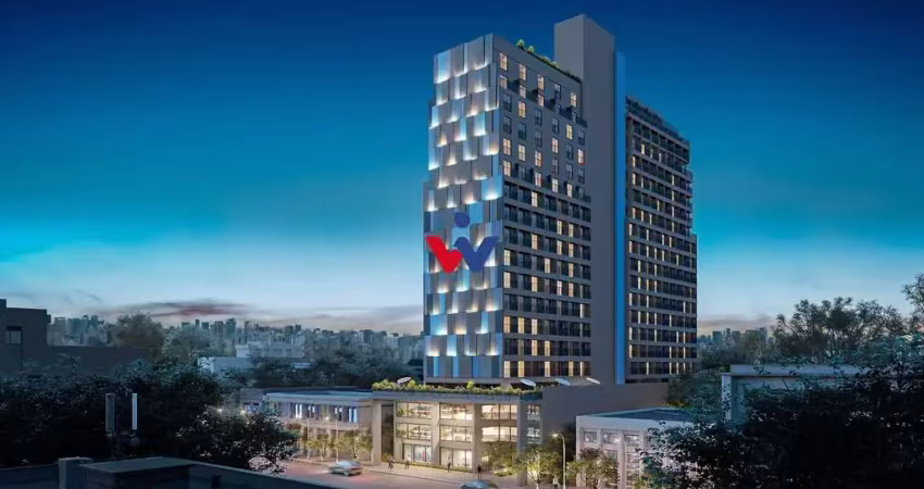 Studio com 1 dormitório à venda, 16 m  por r  247.112,40 - portão - curitiba pr