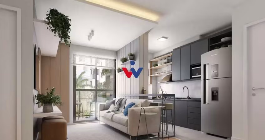 Apartamento com 2 dormitórios à venda,48.70 m , hauer, curitiba - pr