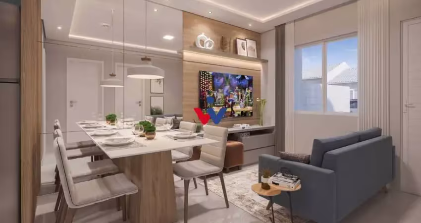 Casa com 2 dormitórios à venda,42.42 m , estados, fazenda rio grande - pr