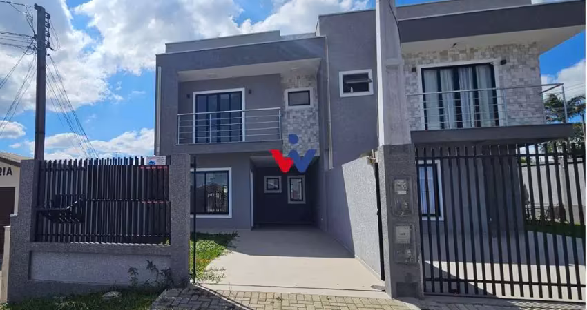 Sobrado 3 quartos com suíte no bairro estação, araucária  última unidade disponível