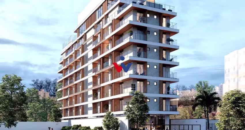 Studio com 1 dormitório à venda,33.60 m , alto da rua xv, curitiba - pr