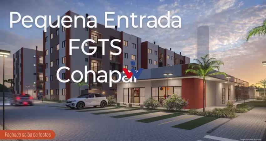 Lindo apartamento dois quartos no bairro atuba pinhais-pr