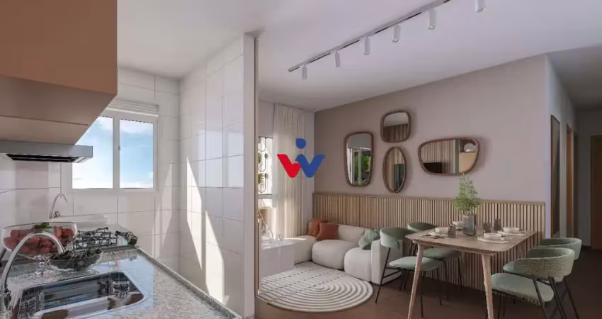 Apartamento com 2 dormitórios à venda,36.74 m , pinheirinho, curitiba - pr