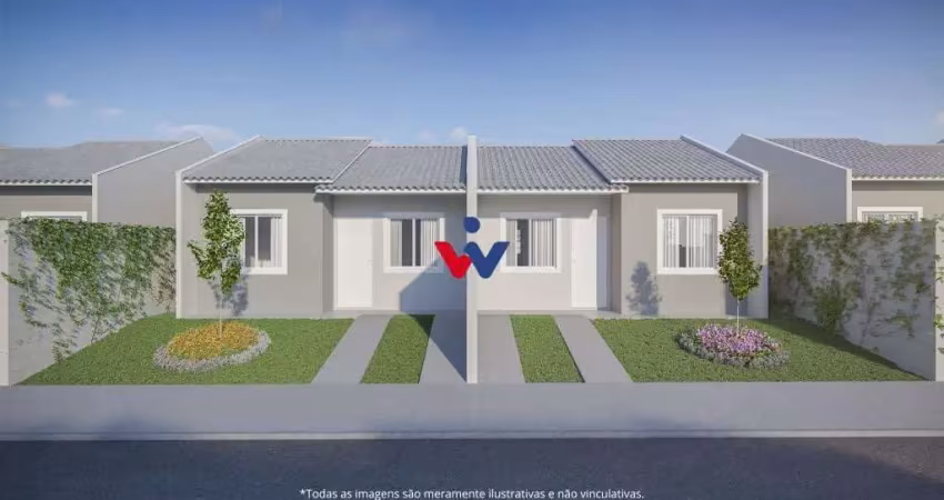 Casa com 2 dormitórios à venda,51.12 m , sao jose dos pinhais - pr
